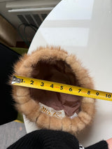 Vintage 100% mink light brown hat