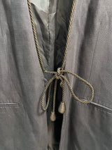 Brown Giorgio Armani Linen Blazer with Braided Detail size 44