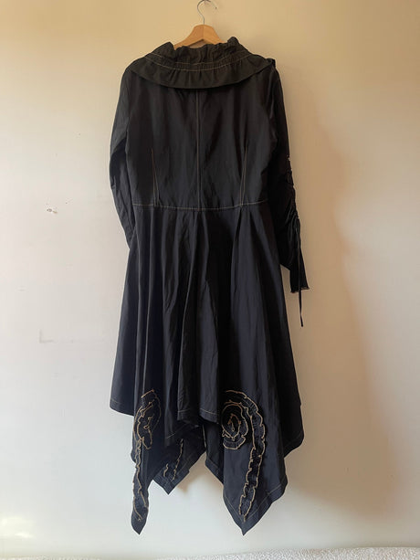 Areline black trench coat