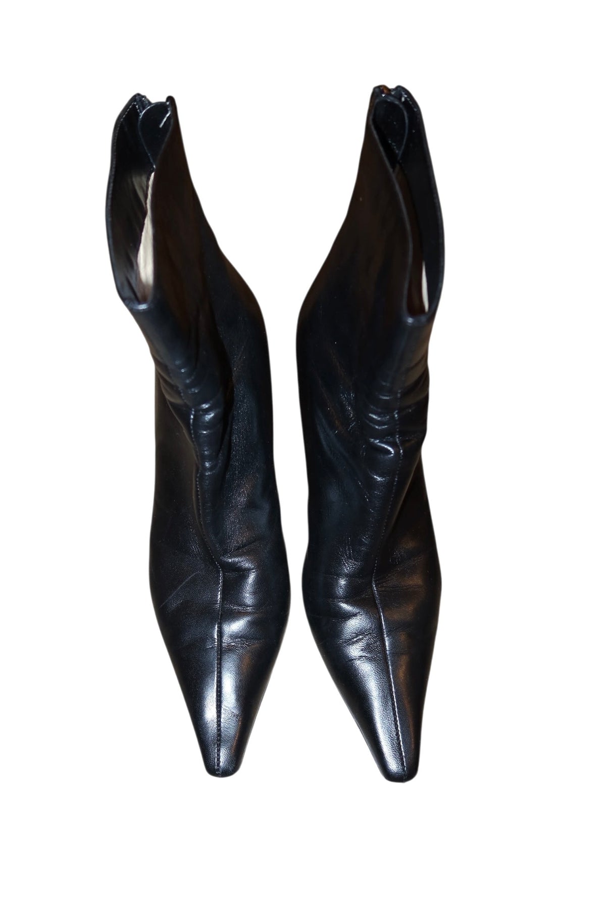 Jimmy Choo black leather booties (41)