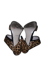 Miu Miu leopard ponyhair heels (35.5)