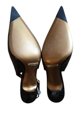 Dolce & Gabbana black patent leather heels (36)