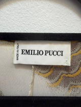 Vintage Emilio Pucci Abstract Jersey Dress with Sequin Details - US size 8