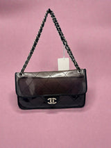 Chanel Stitched PVC and Calfskin Naked Flap