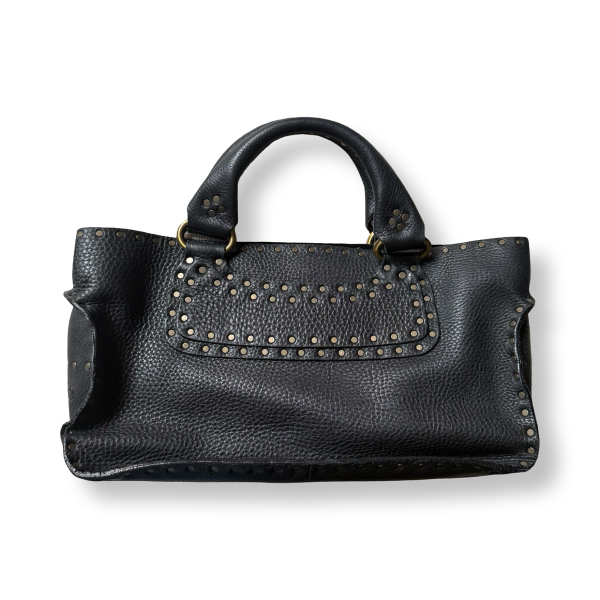 Celine Vintage Studded Boogie Tote