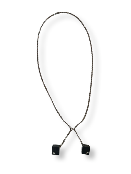 Chanel Vintage Cube Charm Chain Belt/Necklace