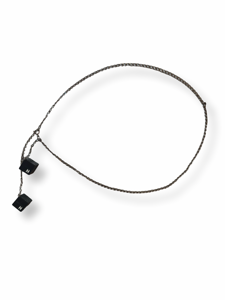 Chanel Vintage Cube Charm Chain Belt/Necklace