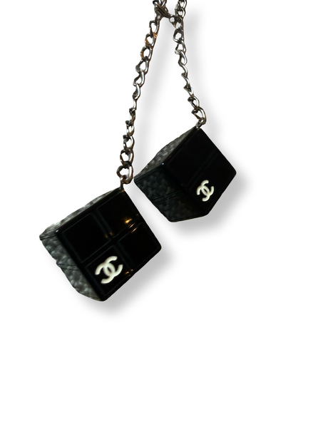 Chanel Vintage Cube Charm Chain Belt/Necklace
