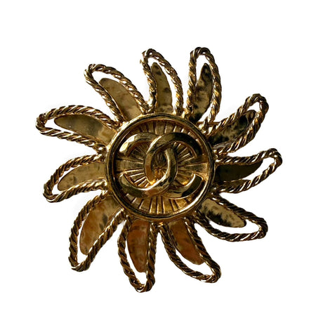 Chanel Vintage Sun Brooch