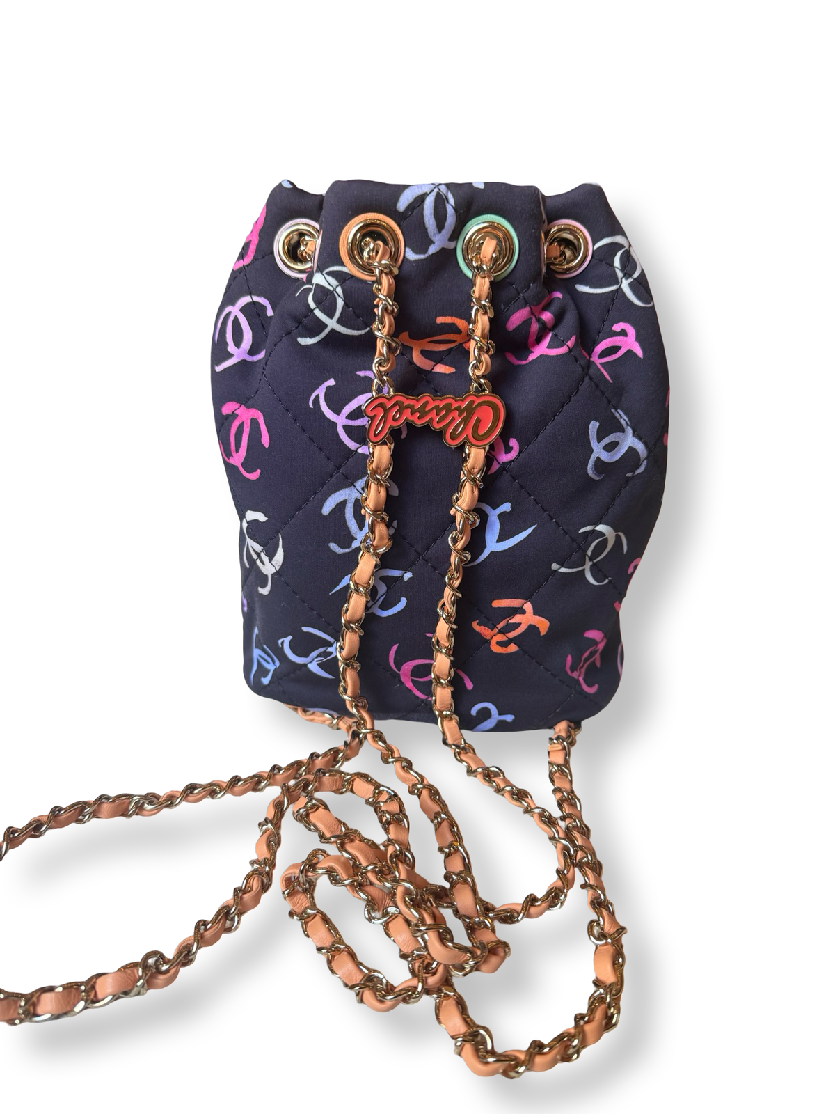 Chanel Drawstring Bucket Backpack Small