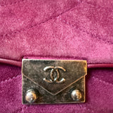 Chanel Suede Pagoda Flap Small