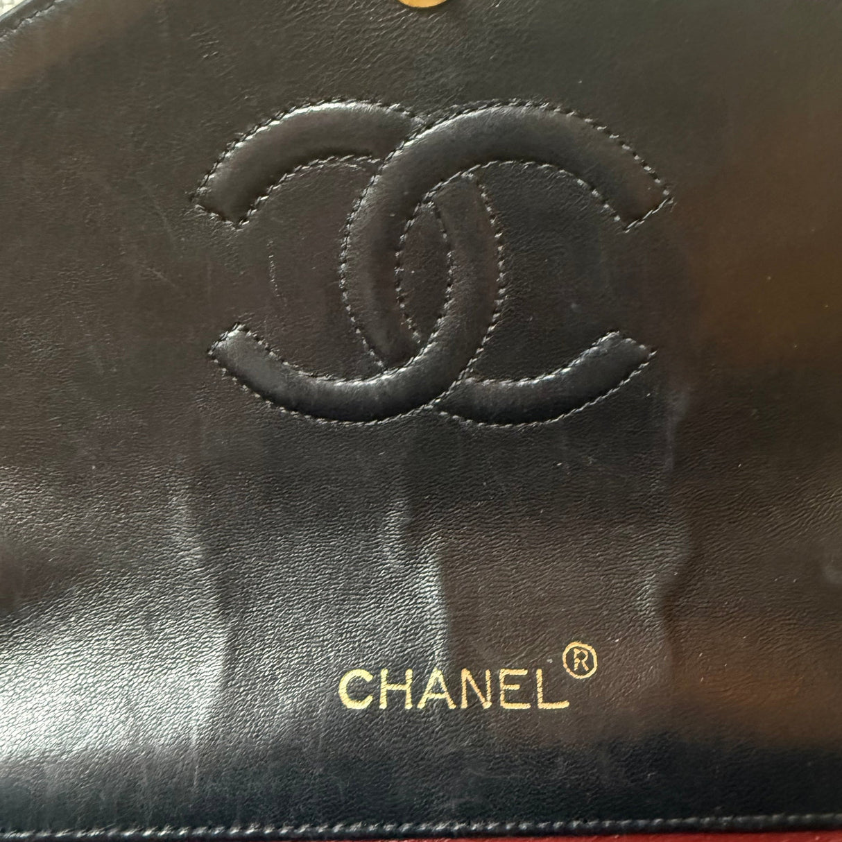 Chanel Vintage Crystal Embellished Classic Flap