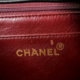 Vintage 90s Chanel Authentic Diana Flap bag medium Black Lambskin 24k Gold Hardware