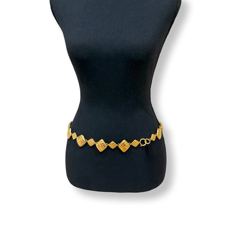 Chanel Vintage Matelasse Chain Belt