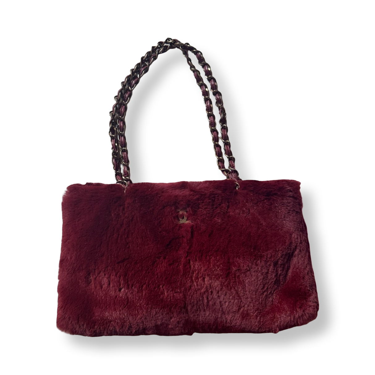 Chanel Vintage Rabbit Fur Tote
