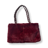 Chanel Vintage Rabbit Fur Tote
