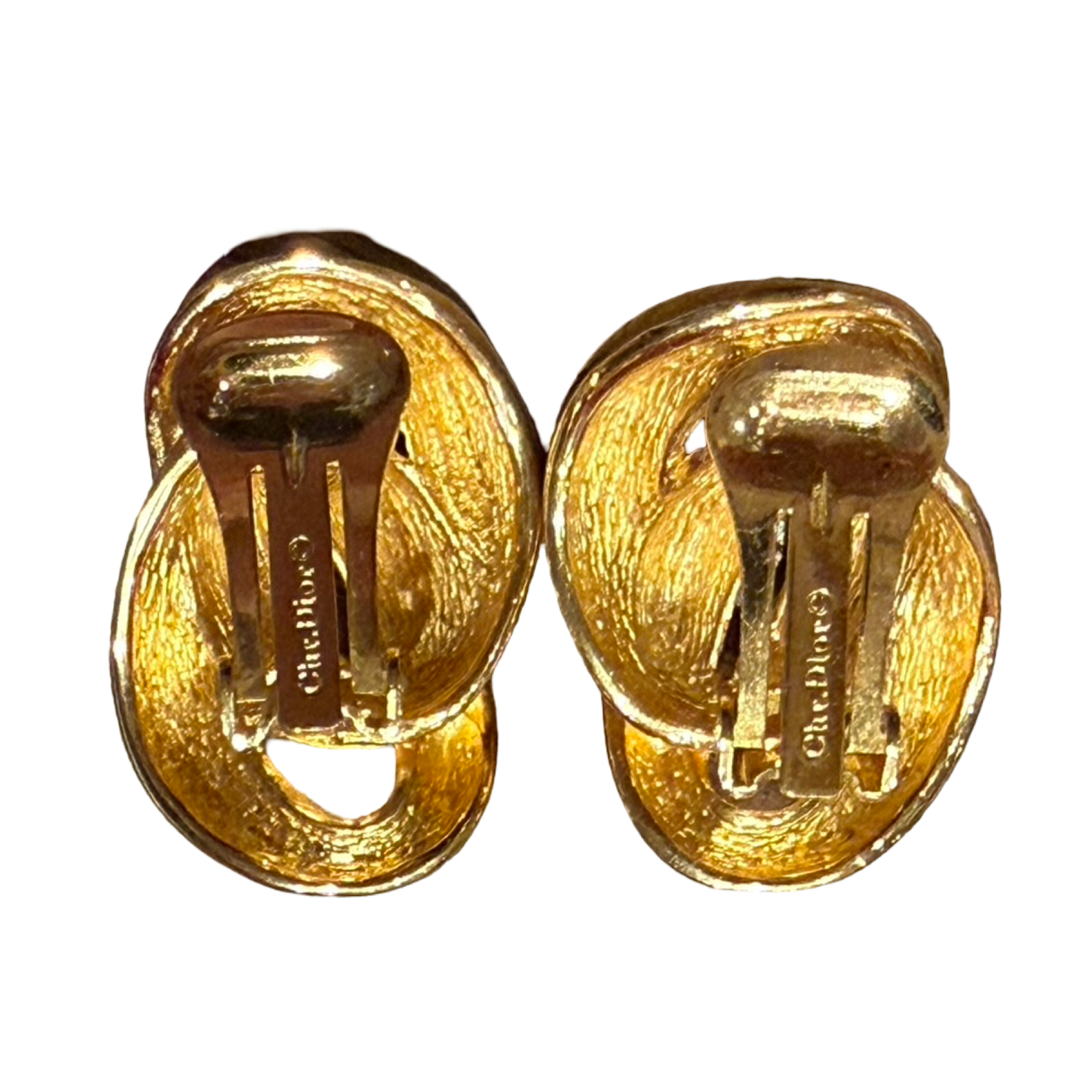 Dior Vintage Chain Earrings Large