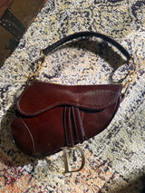 Dior Vintage Patent Leather Saddle