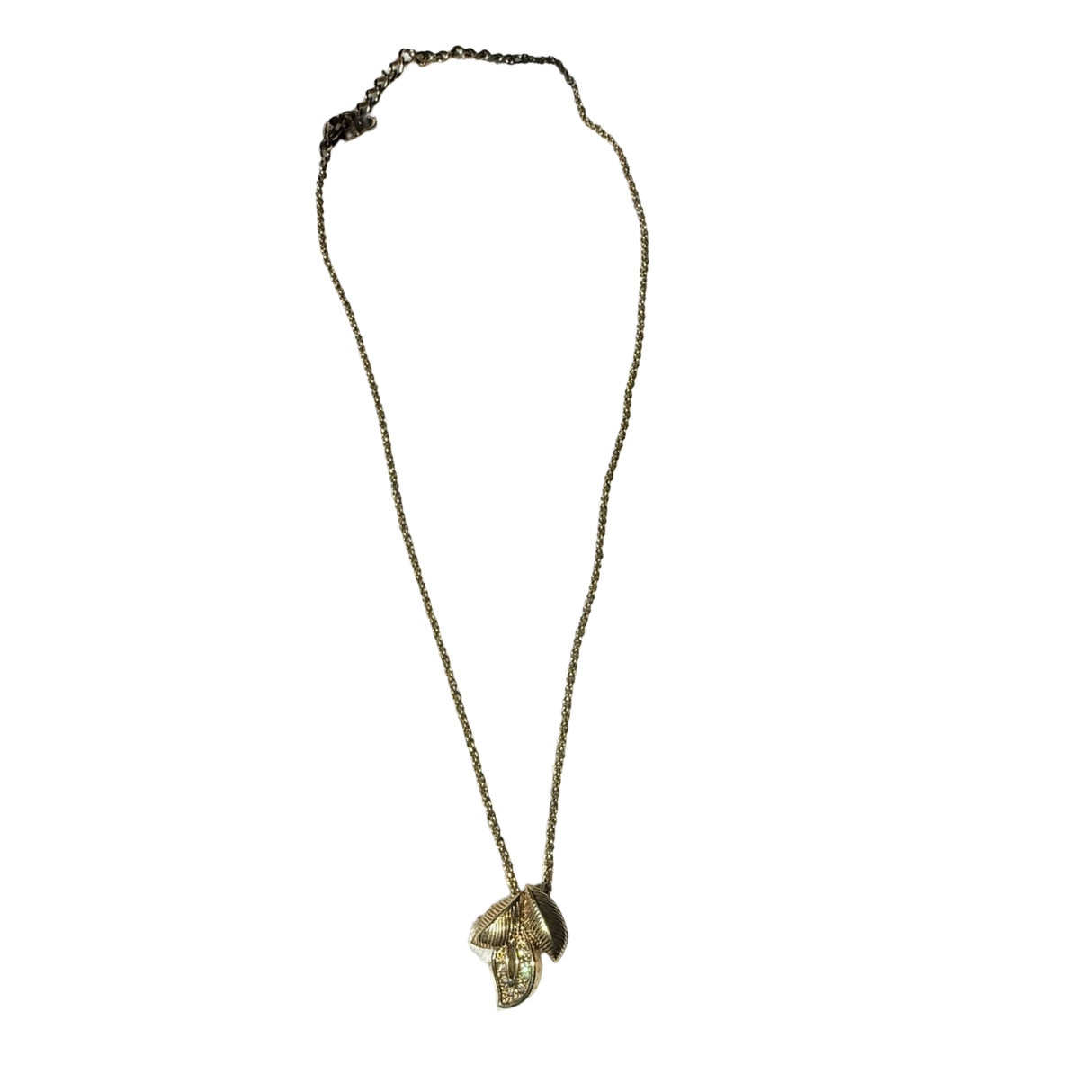 Dior Vintage Tri-Leaf Chain