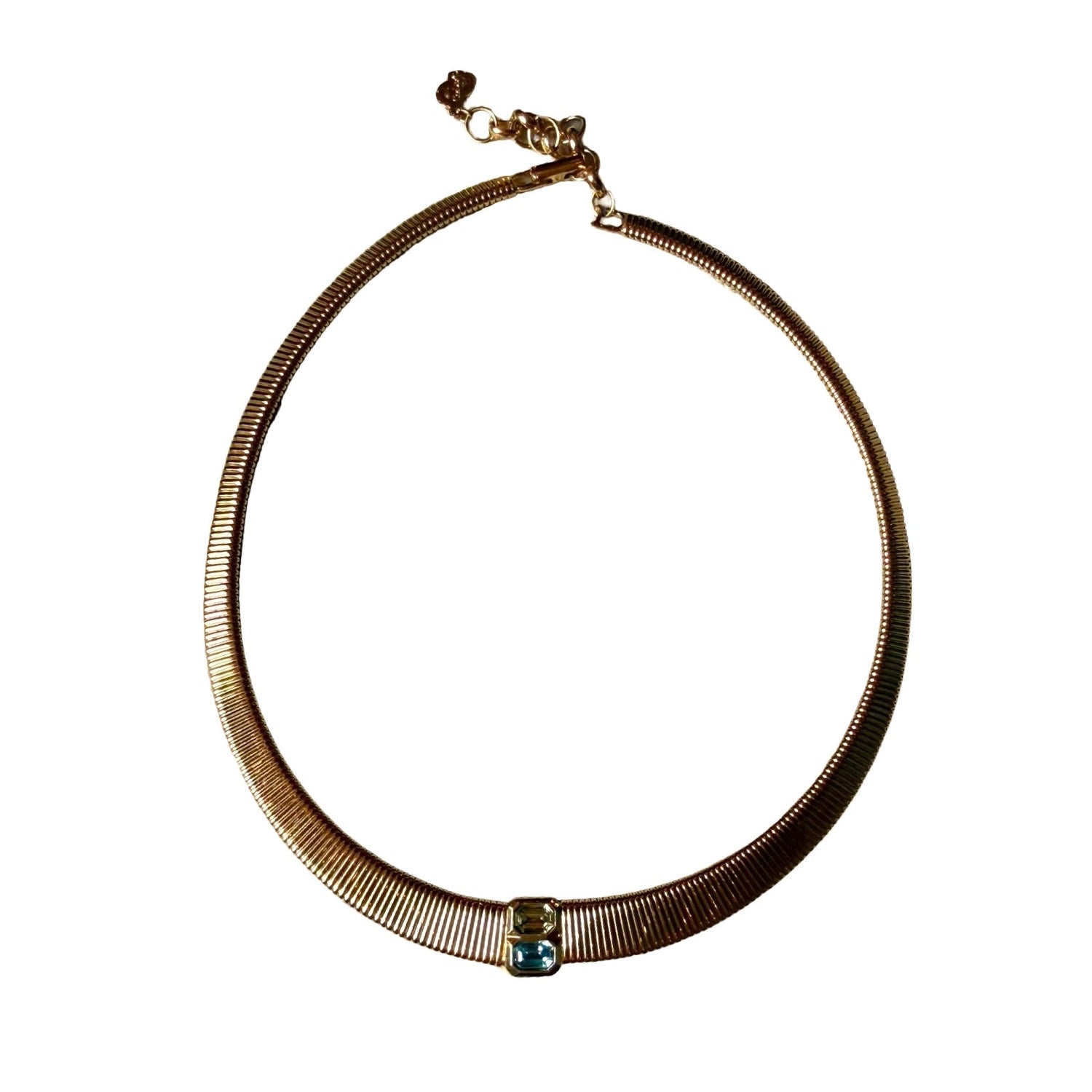 Dior Vintage Snake Chain Choker Necklace