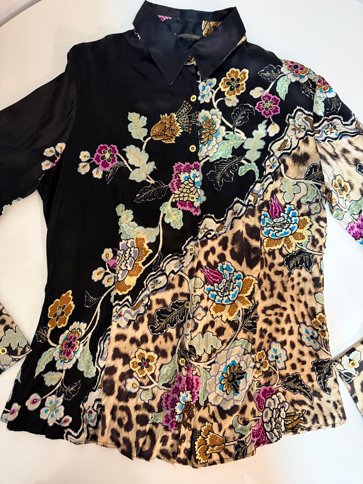 Roberto Cavalli Spring/Summer 2003 - silk shirt size M