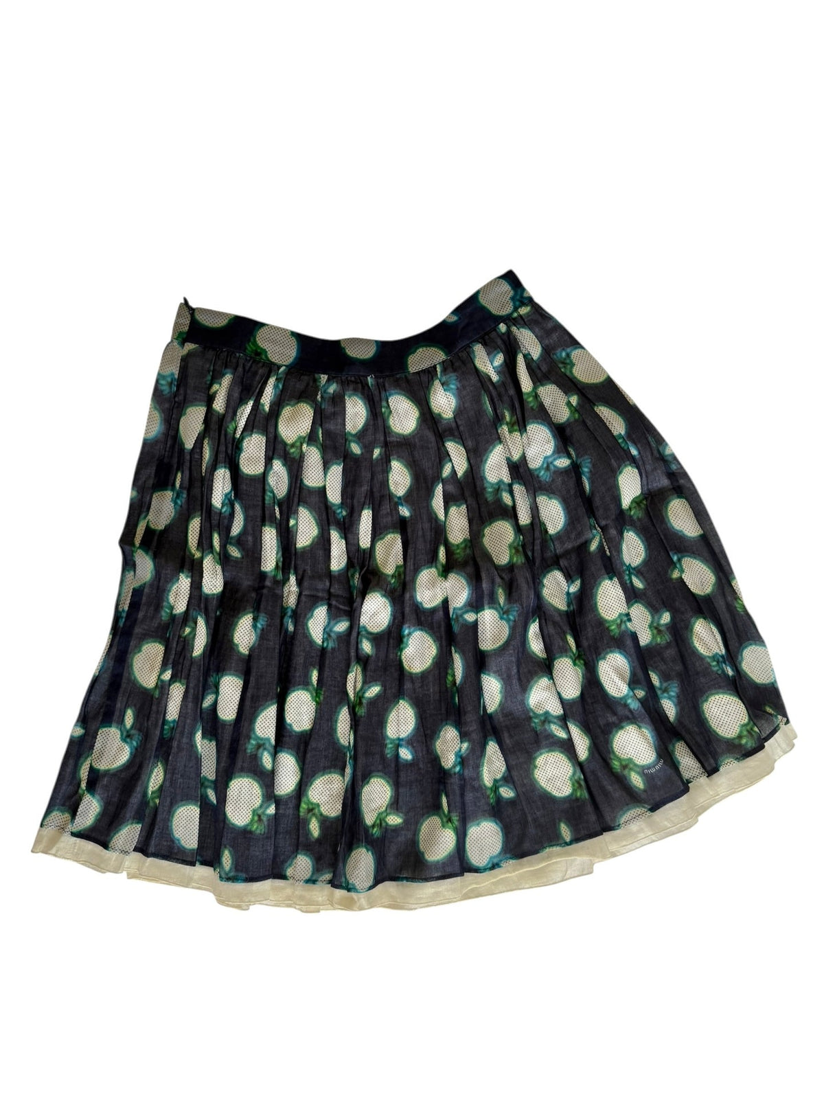 Miu Miu apple blue and white skirt (sz 36)