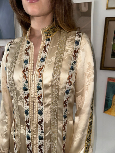 Thea Porter Couture Silk Jacket