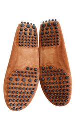 Manolo Blahnik brown loafers (37)