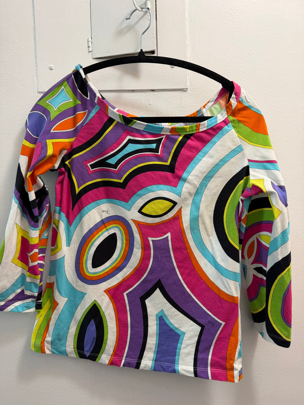 Vintage Emilio Pucci Abstract Print Tee shirt