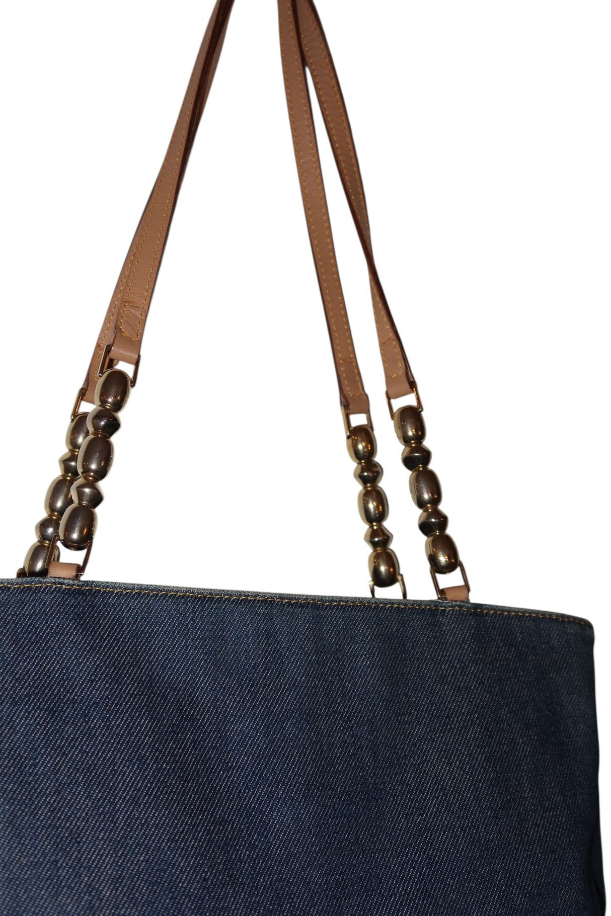 Dior denim tote bag