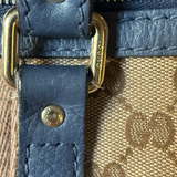 Gucci Web Boston Bag Medium Satchel