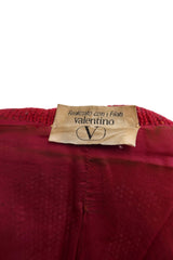Valentino 80’s pink wool cardigan