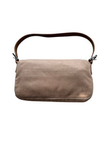 Fendi brown cashmere baguette bag