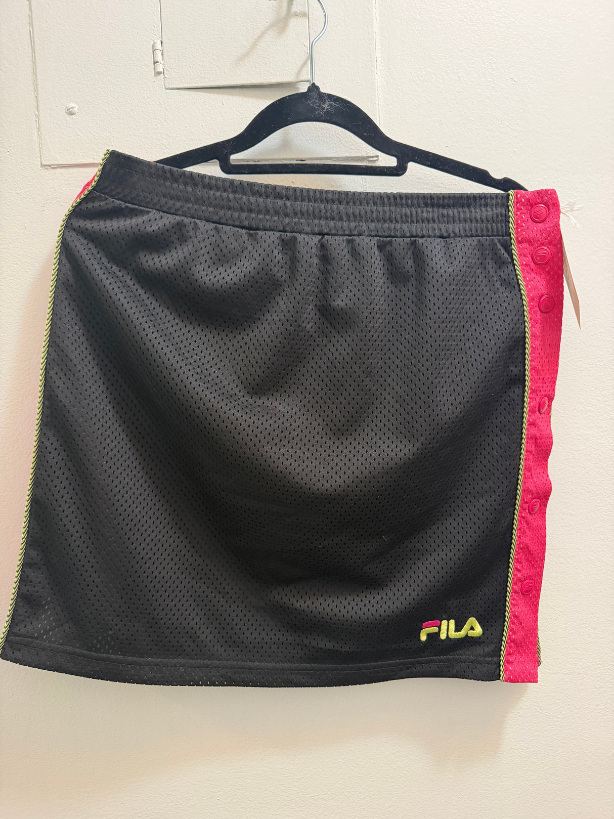 Black fila mini skirt - sku tuv #5544