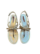 Prada gold sandals with bows (36)
