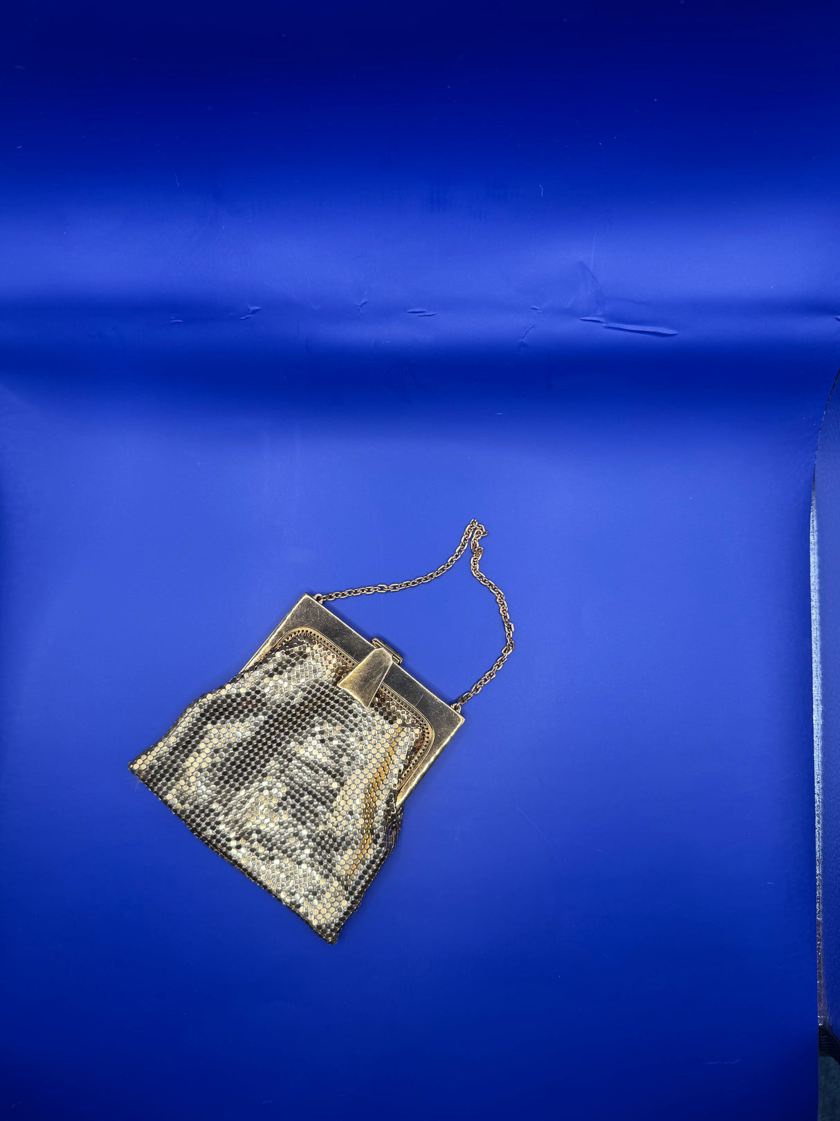 Vintage Mini Mesh Gold Purse