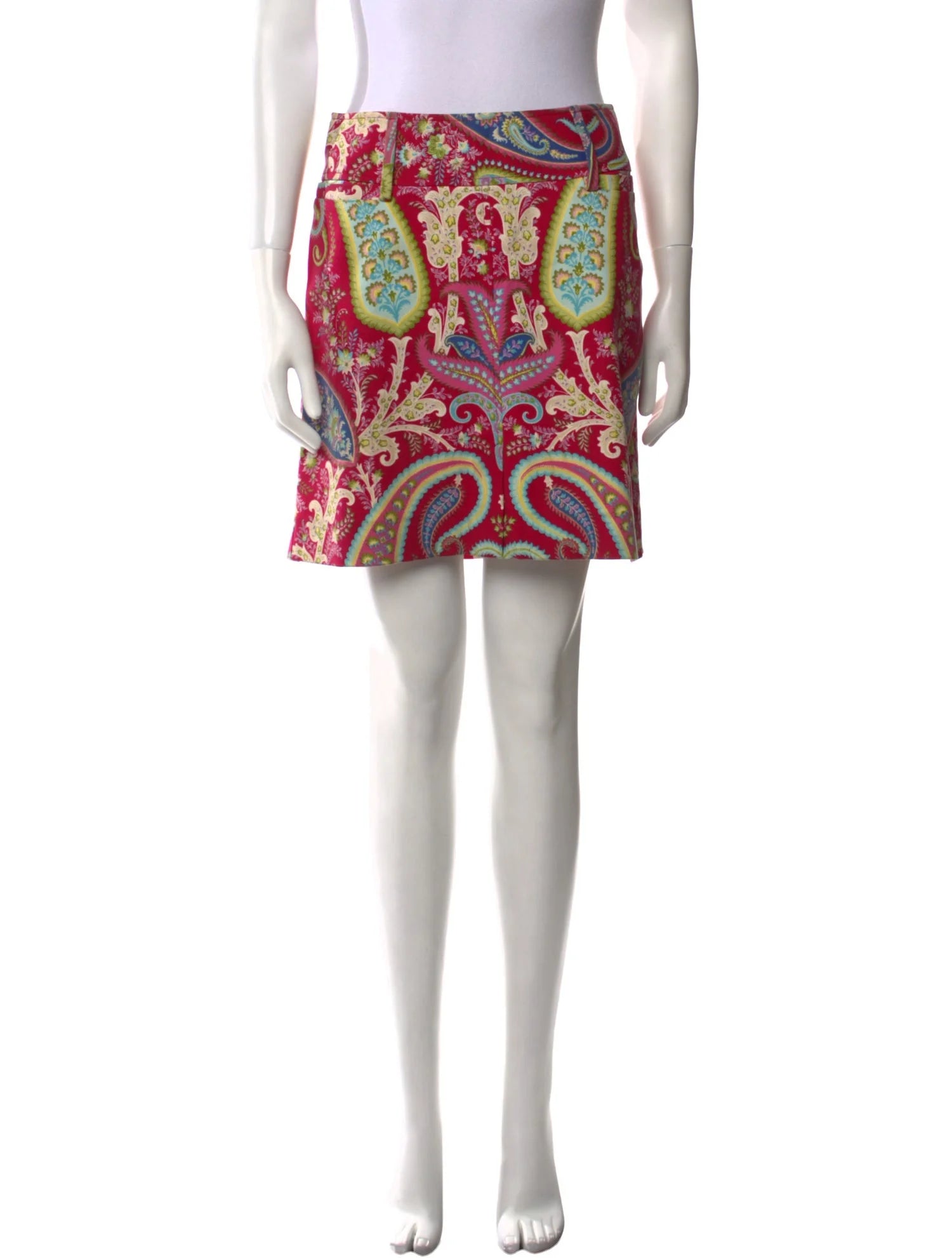 Dolce & Gabbana Paisley Mini Skirt
