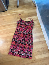 100% silk bedazzled y2k mini dress TUV #32167