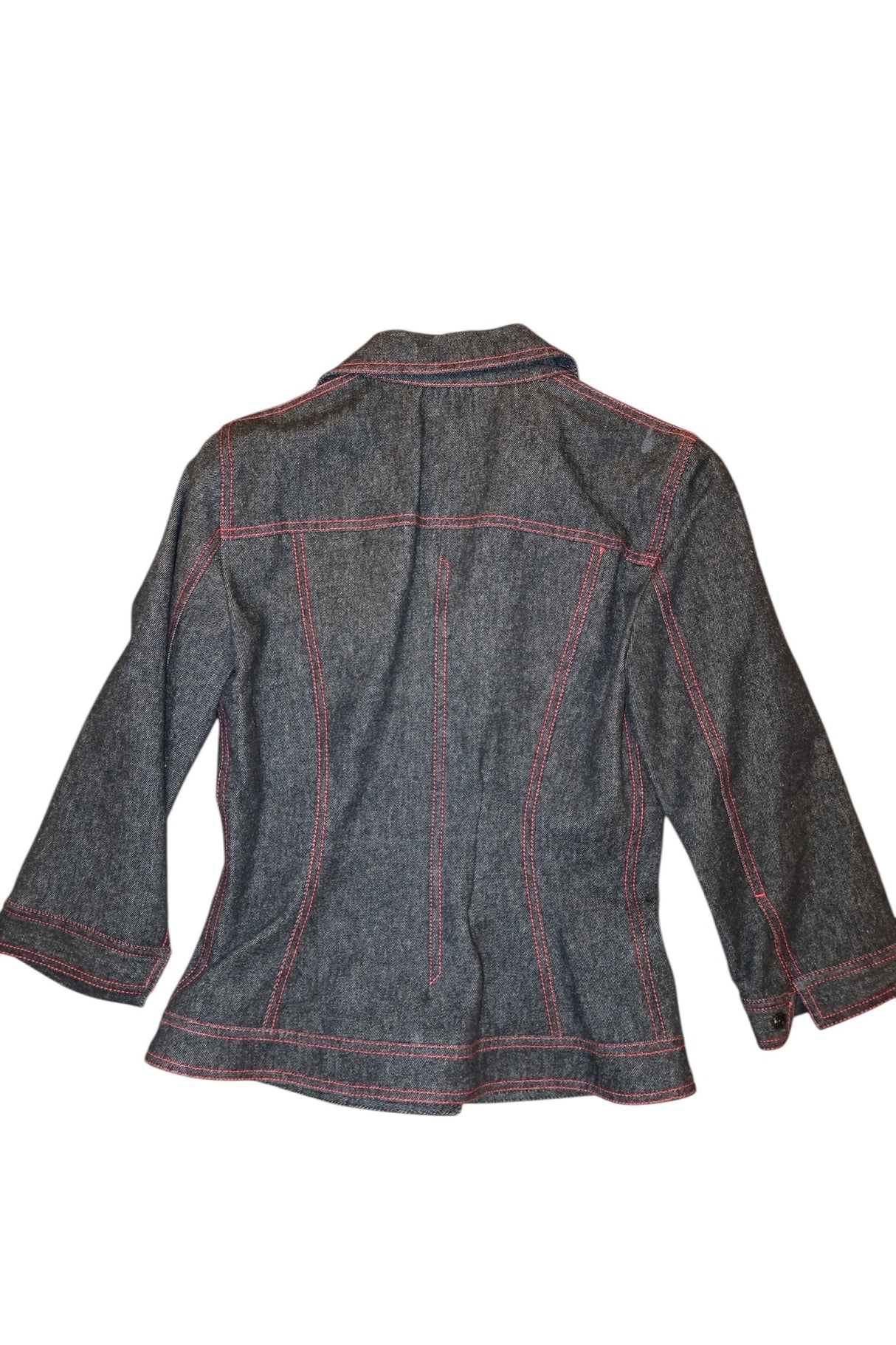 Dolce & Gabbana denim jacket with red stitching (40)