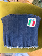 Dolce & Gabbana Italy denim tube top - sku tuv #424242