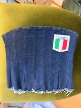 Dolce & Gabbana Italy denim tube top - sku tuv #424242