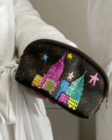 City that Never Sleeps Makeup Bag