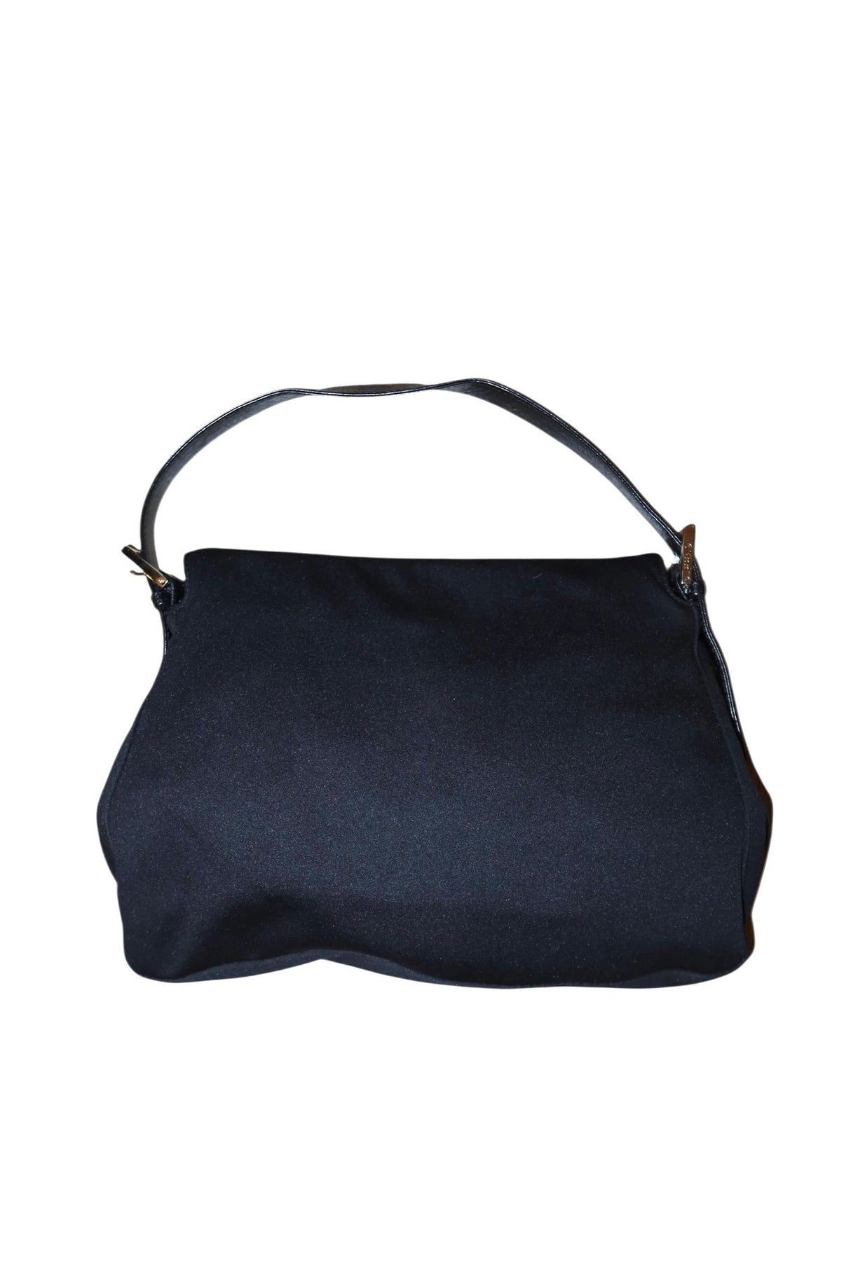 Fendi black neoprene small mama bag