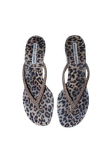 Manolo Blahnik leopard print kitten heel sandals (38)