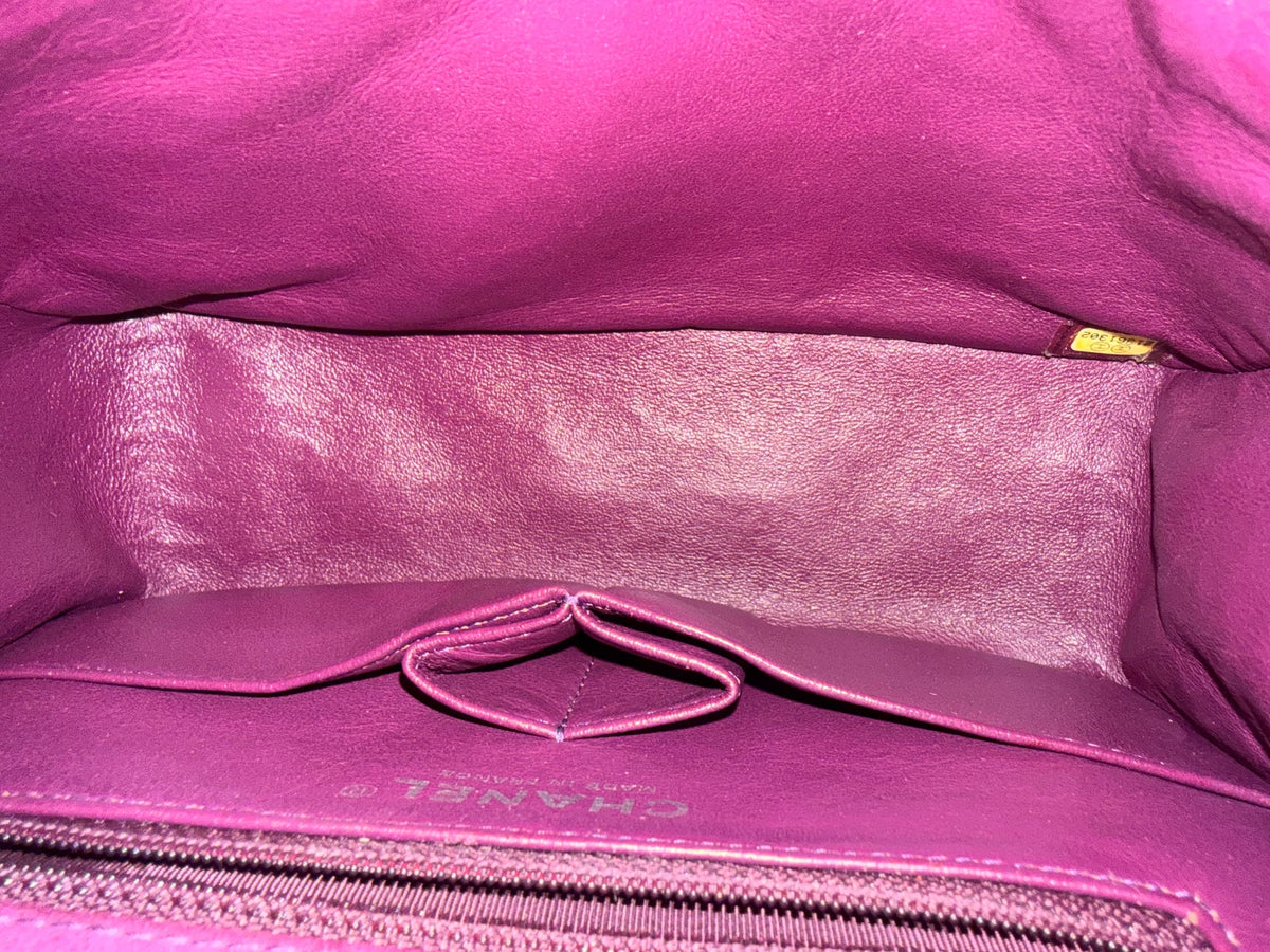 Chanel Suede Pagoda Flap Small