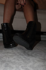 Marc Jacobs Indie Sleeze Wedged Boots size 37.5