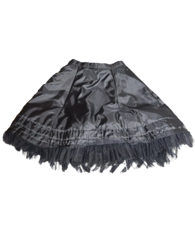 Black Tufted Skirt