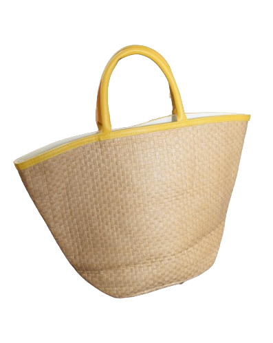Yellow Straw Bag