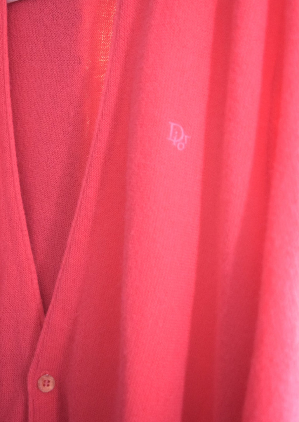 Red Dior Cardigan