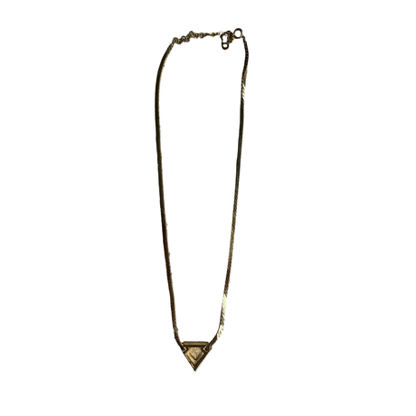 Dior Vintage Crystal & Enamel Pendant Necklace